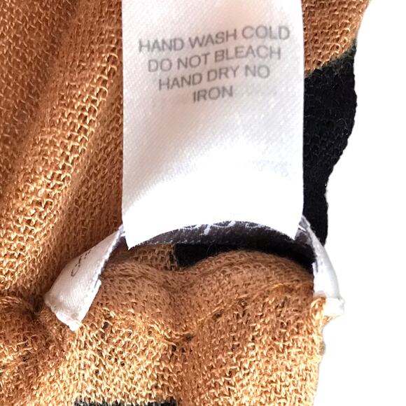 Charming Charlie Animal Print Gold Foil Infinity Scarf Loop Wrap Leopard Snood - Picture 12 of 14